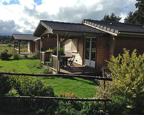 Vue des chalets